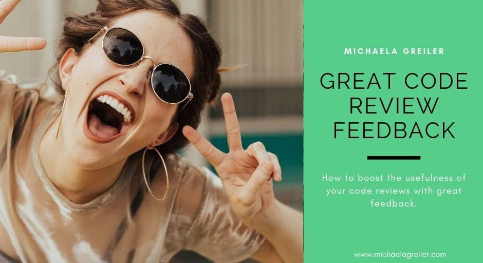 How to give great code review feedback